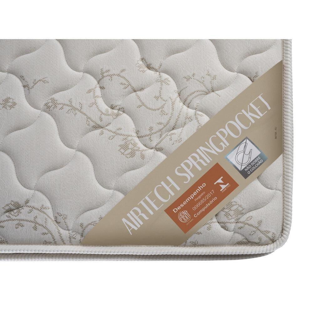 Colchão Airtech Spring Pocket Queen (158X198X30) - Molas Superpocket, Eps, D26 Pró - Airtech - 3