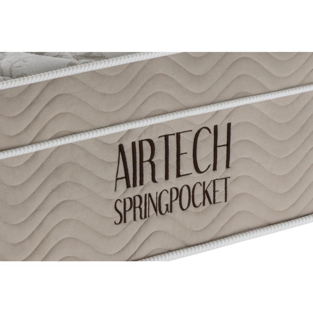 Colchão Airtech Spring Pocket Queen (158X198X30) - Molas Superpocket, Eps, D26 Pró - Airtech - 7