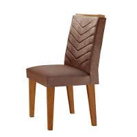 Sala jantar Tampo MDF c/6 Cadeiras marrom, off white,imbuia - 6