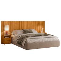 Cabeceira De Cama Extensível Com Mesa De Cabeceira Mdf Fiori Cinamomo - 1