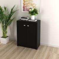 Balcão Escritório Com 2 Portas Multimóveis Vcr25013 Preto Preto - 5