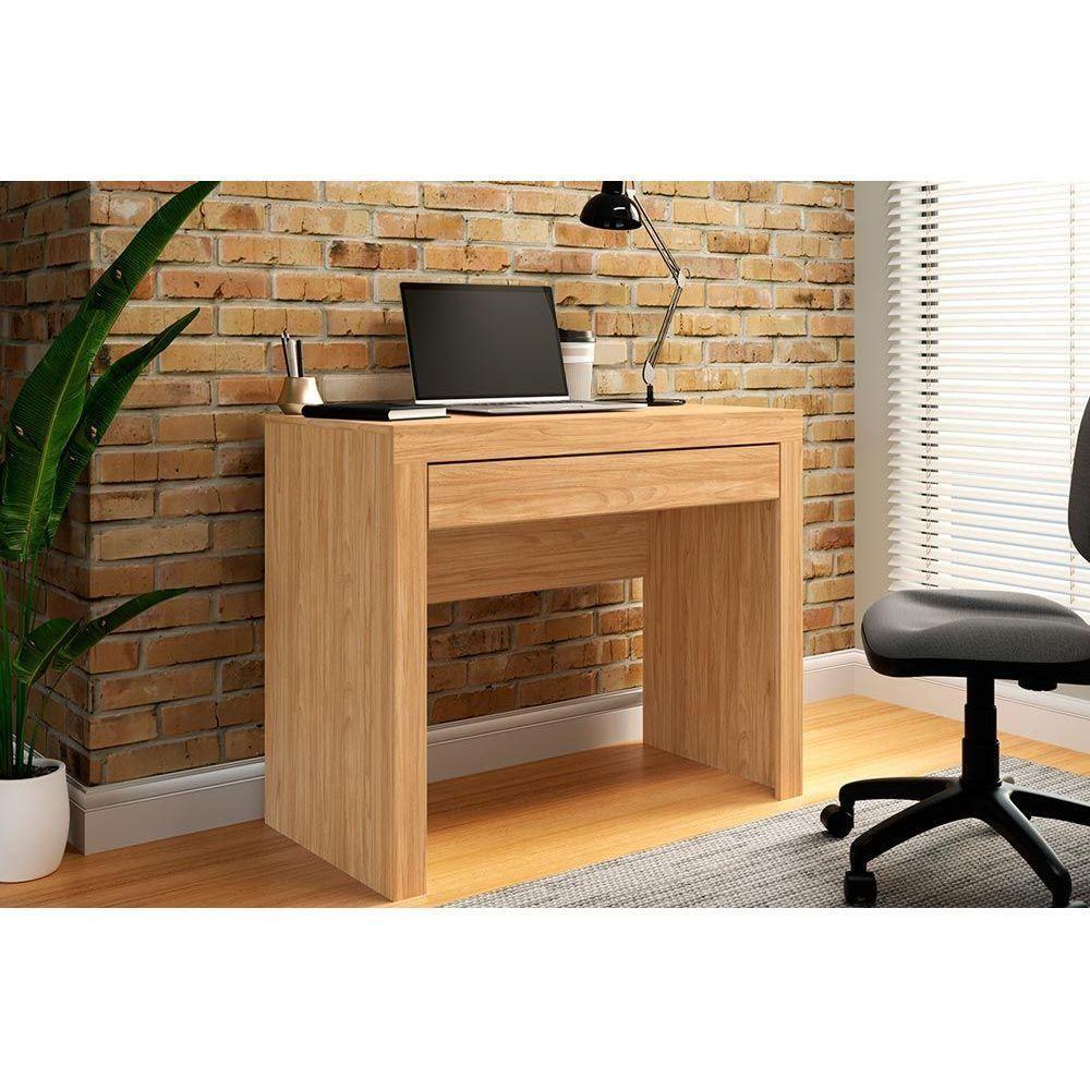 Mesa Computador Escrivaninha Msm421 C- 1 Gaveta Mel - Movelbento - 1