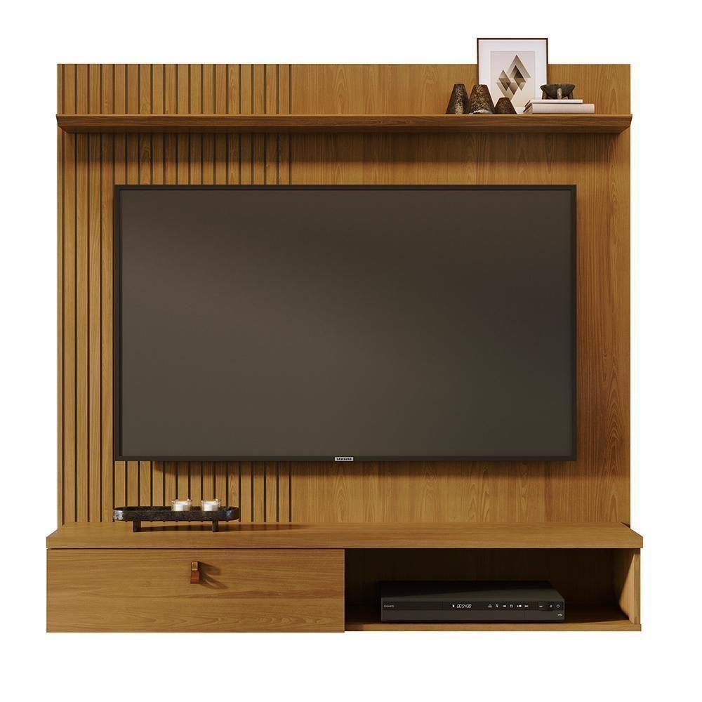 Bancada Suspensa íris Para Tv 55 Polegadas Com Portas - Madetec Cumaru - 1