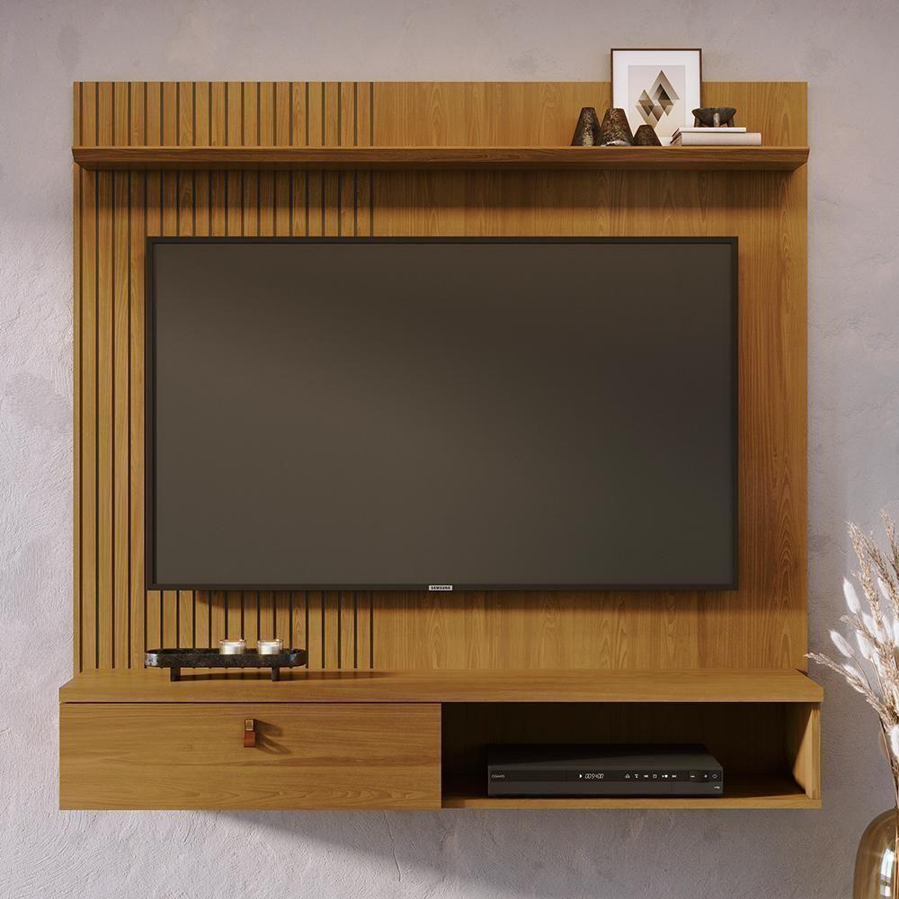 Bancada Suspensa íris Para Tv 55 Polegadas Com Portas - Madetec Cumaru - 2