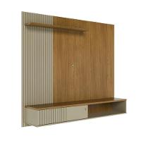 Bancada Suspensa Aurora Para Tv 65 Polegadas Com Portas - Madetec Cumaru Opala