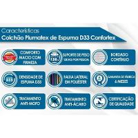 Colchão Casal Espuma D33 Confortex (138x188x16) - Plumatex - 2