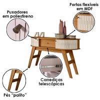 Aparador Estoril E Mesa De Centro Indianapolis - Madetec Cinamomo Off White