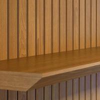 Bancada Suspensa íris Para Tv 55 Polegadas Com Portas - Madetec Cumaru Opala