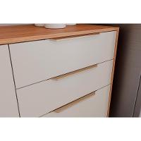 Balcão De Cozinha C- Tampo Divina C- 2 Portas E 2 Gavetas 120 Cm Cinamomo-off White - Mgm - 6