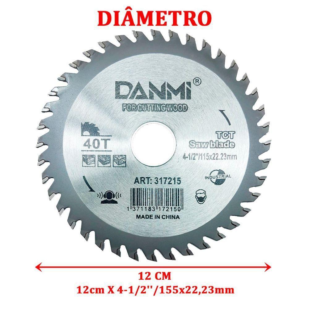 Kit 2 Lamina Disco De Corte Prata Circular 1150mm 40 Dentes - 2