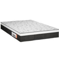 Colchão Queen Espuma Compact Ag 65 - D28 - Falcon Ultra Firme Euro Pillow (158x198x24) - Plumatex - 1