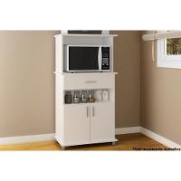 Balcão De Cozinha Modulado Multiuso Asm151 C- 2 Portas E 1 Gaveta 66cm Branco - Movelbento - 1