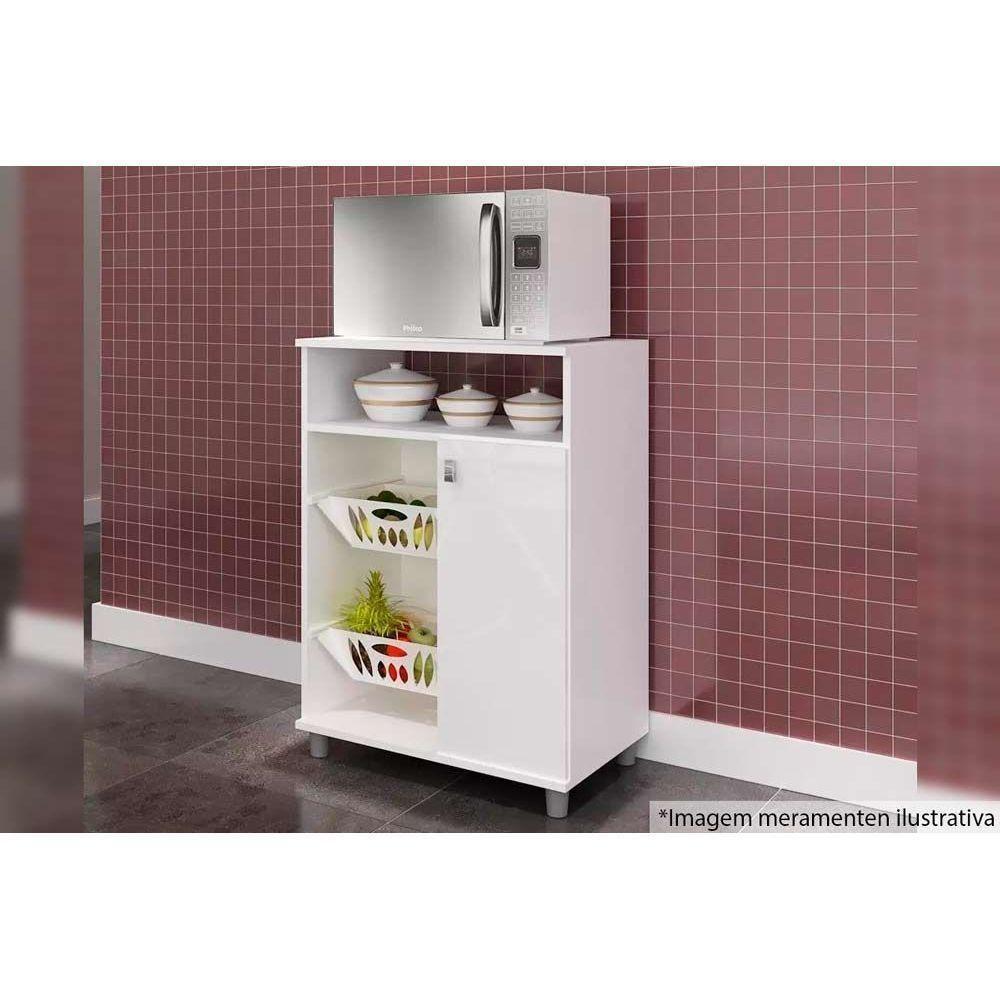 Balcão De Cozinha Fruteira Fr2003 C- 1 Porta 60cm Branco - Movelbento - 3