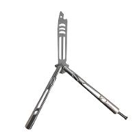 Canivete De Treino Shark Prateado Bsl-1 Sem Corte Ideal Para Fidget Tricks Colecionável - 1