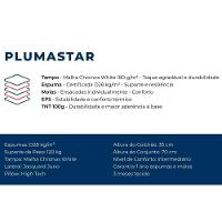 Colchão King Molas Ensacadas Masterpocket Plumastar Pillow (193x203x33) - Plumatex - 2