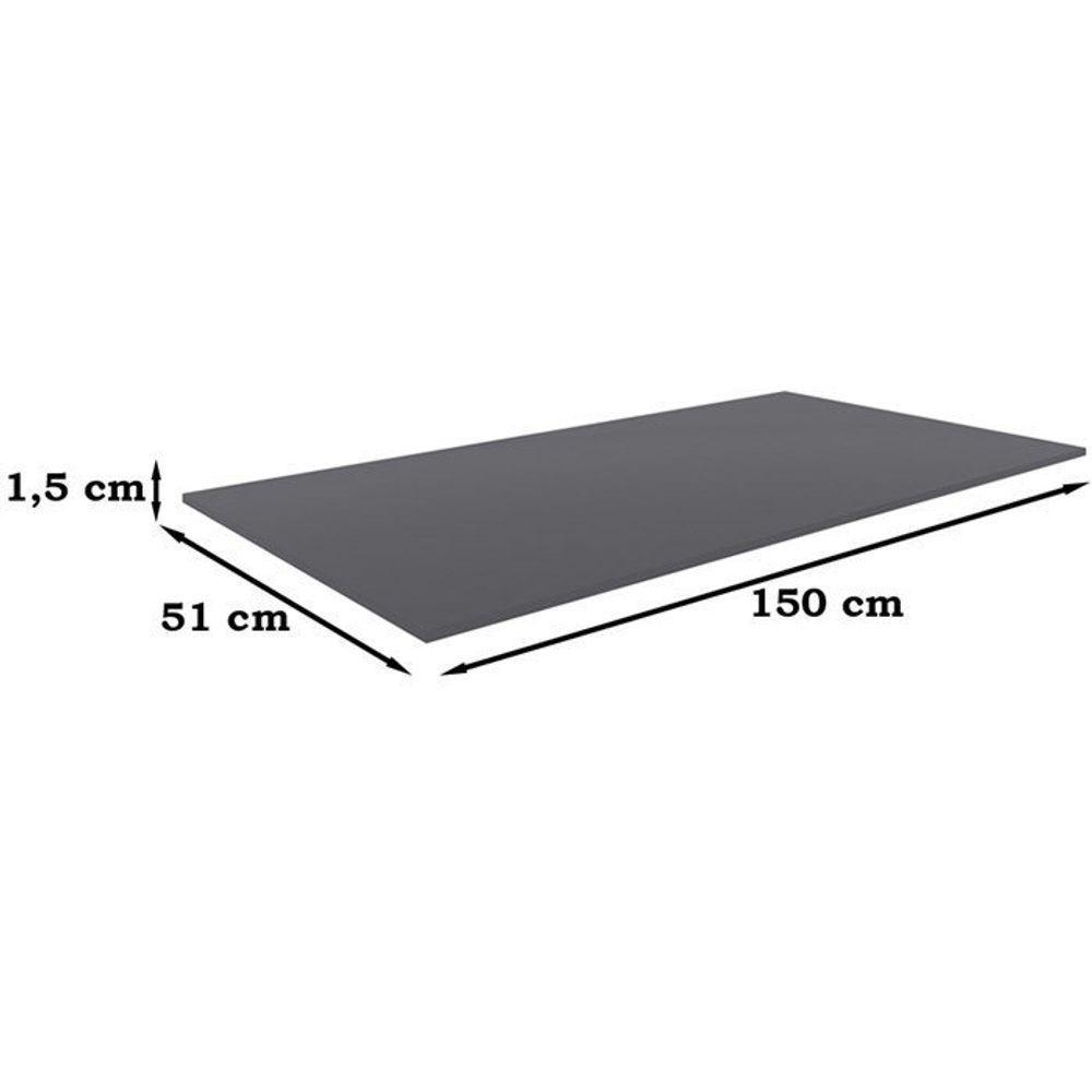 Balcão De Cozinha Andréia 150cm 3 Portas 3 Gavetas Com Tampo - Ajl Móveis Cinza - 4