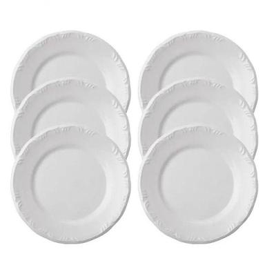 Conjunto de 6 Pratos Rasos Pomerode Schmidt