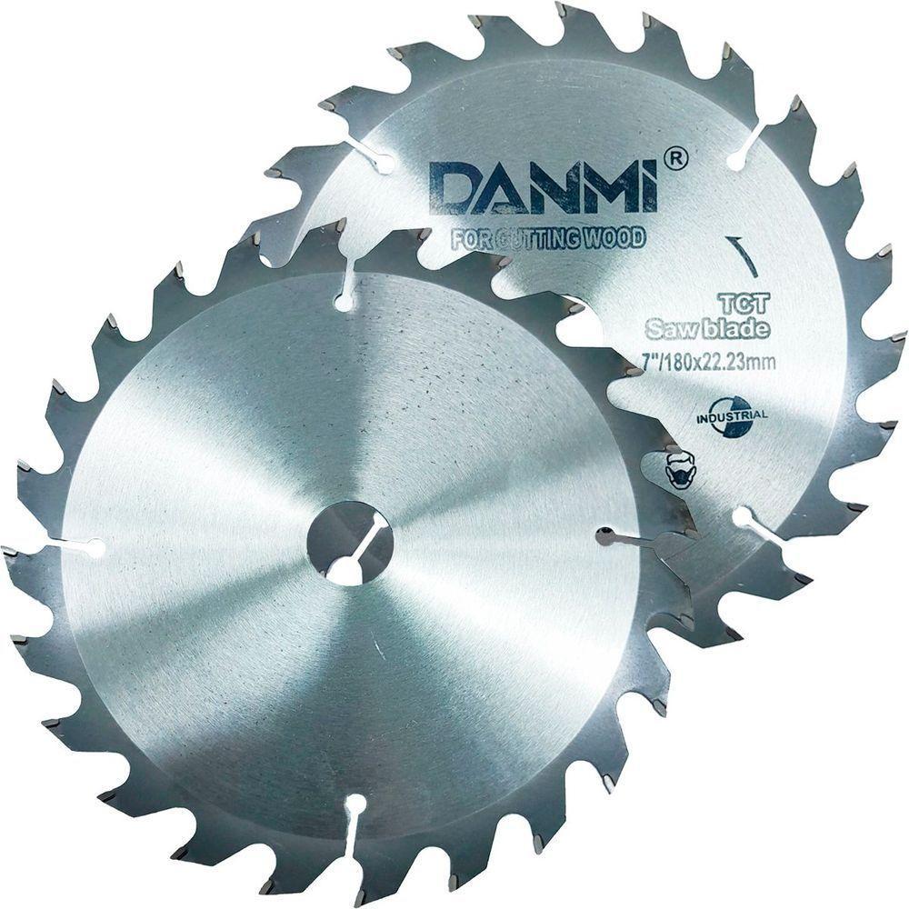 Lamina Disco De Corte Prata Circular Madeira 24 Dentes 180mm - 3