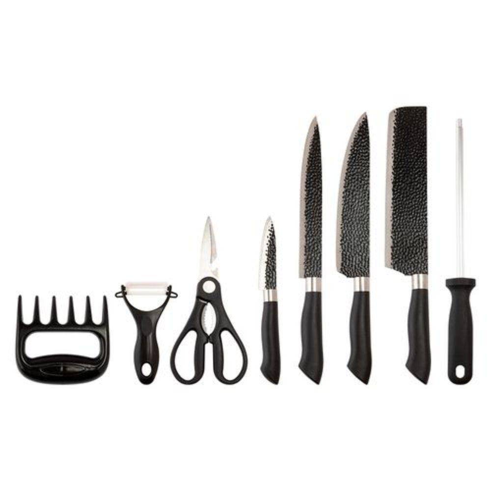 Faqueiro Churrasco Kit 8 Pcs Aco Inox E Plástico Clink - 1