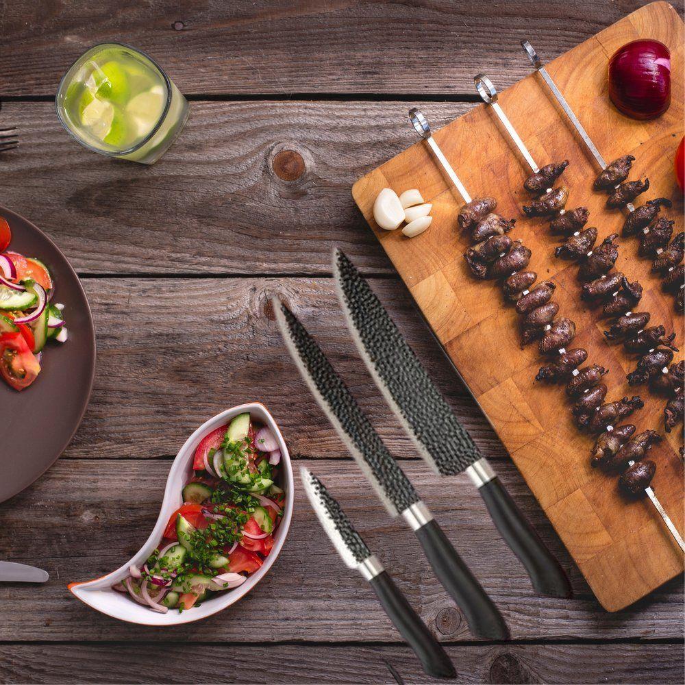 Faqueiro Churrasco Kit 8 Pcs Aco Inox E Plástico Clink - 5