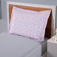 Fronha Estampada Infantil Joy 1 Peça 70cm X 50cm 80% Algodão - 20% Poliéster Percal 180 Fios Cor:marshmallow - 4