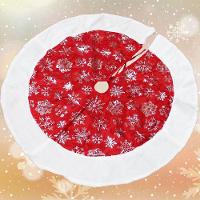 Saia De árvore Natal Temática Flocos De Neve Natalino 90cm - 2
