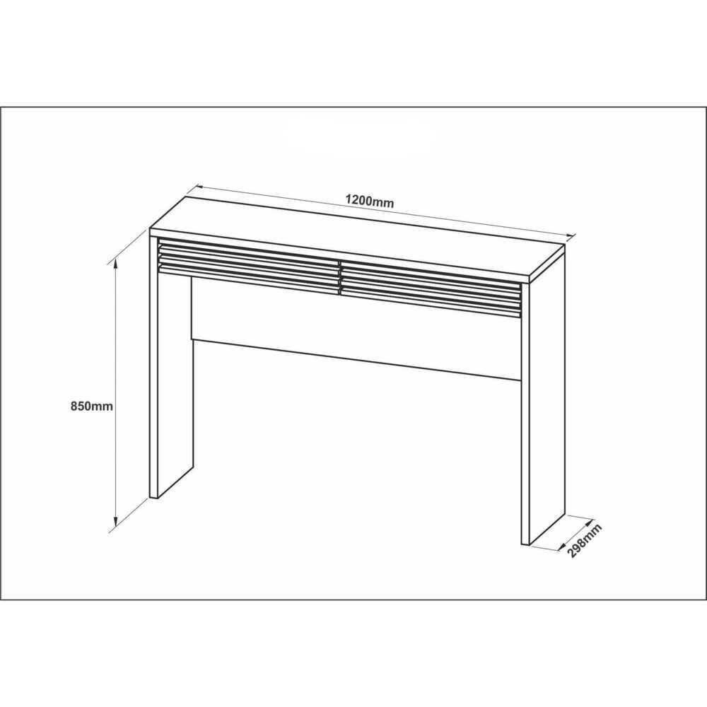 Aparador Com 2 Gavetas Multimóveis Cr50002 Natural - 3