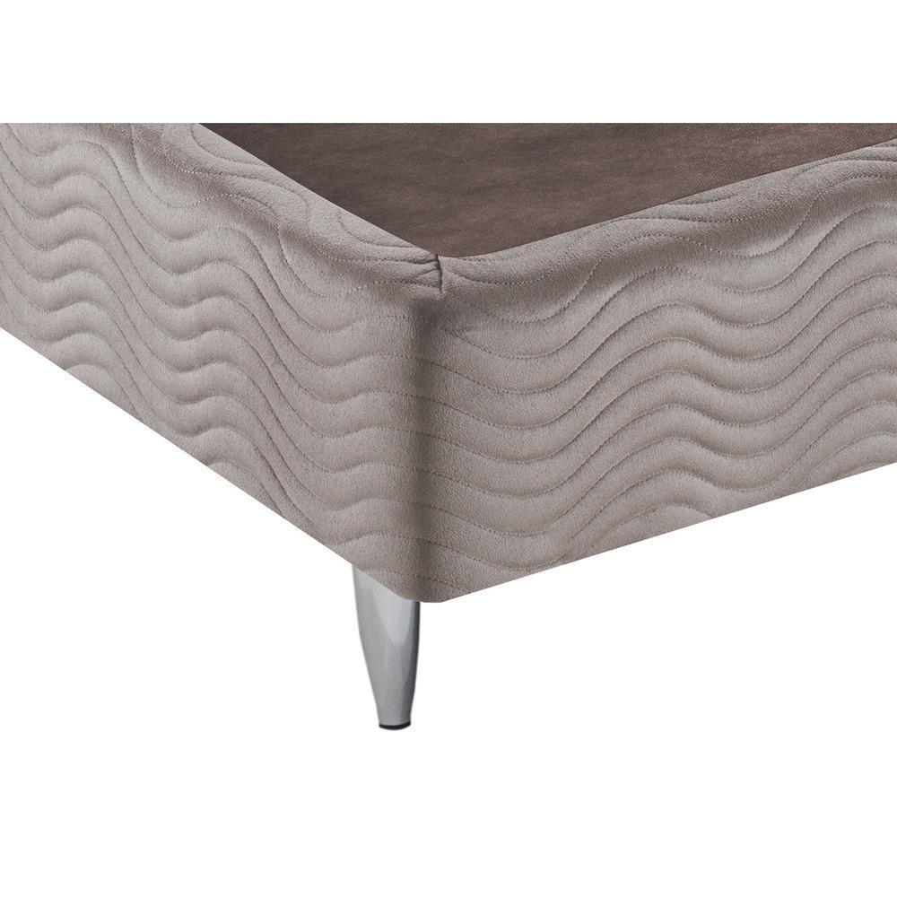 Base Camurça Bege Viúva (128X188X30) Ortobom - 3