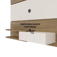 Painel Com Suporte Tv 55" Multimóveis Cr45161 Pinho/Off White Pinho/Off White - 5