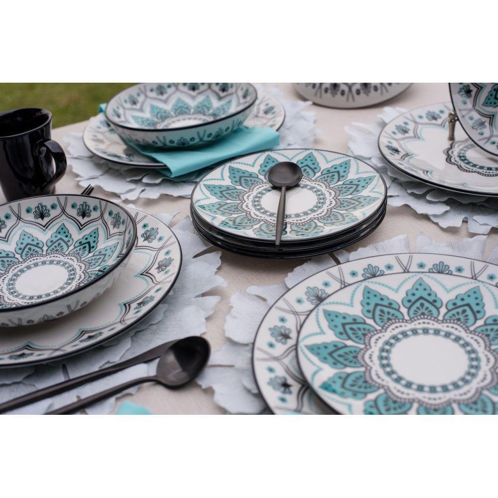 Conjunto De Pratos De Sobremesa 06 Peças Serene Oxford - 1