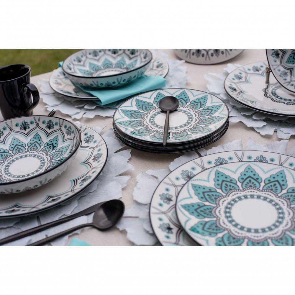 Conjunto De Pratos De Sobremesa 06 Peças Serene Oxford - 2