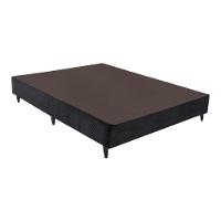 Base Sommier Camurça Preto Viúva (128X188X30) Ortobom - 1