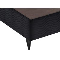Base Sommier Camurça Preto Viúva (128X188X30) Ortobom - 2