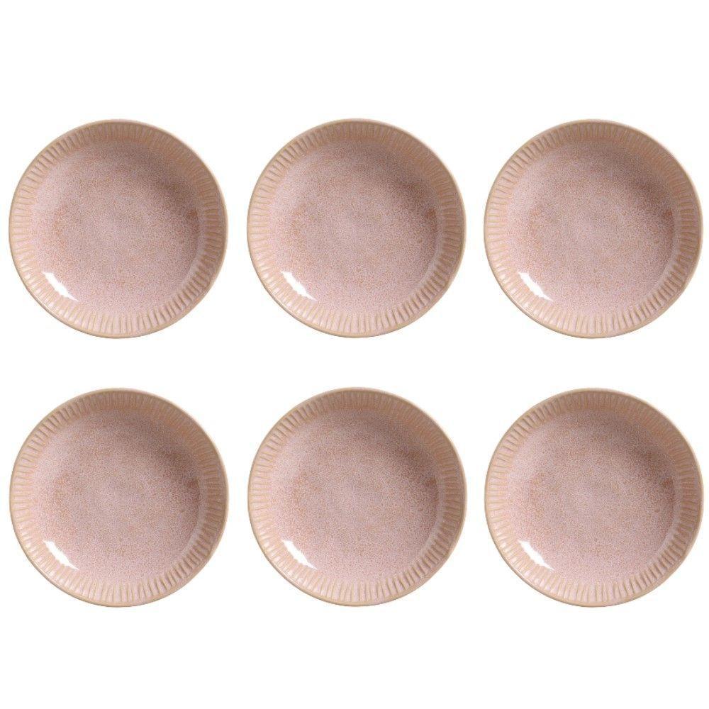 Conjunto De Pratos Fundos 06 Peças Linhas Litchi Porto Brasil - 2