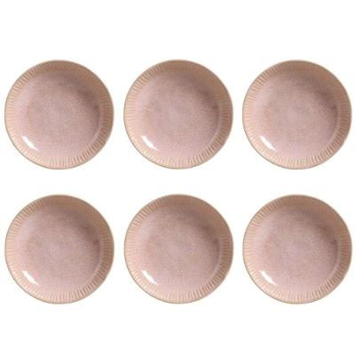 Conjunto De Pratos Fundos 06 Peças Linhas Litchi Porto Brasil