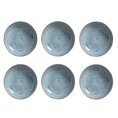 Conjunto De Pratos Fundos 06 Peças Linhas Breeze Porto Brasil