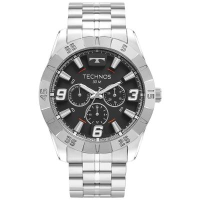 Relógio Technos Masculino Racer Prata - 6p29alb/1p 6p29alb/1p
