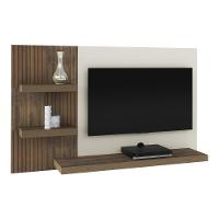 Painel Com Suporte Tv 50" Multimóveis Cr45154 Pinho/Off White Pinho/Off White - 6