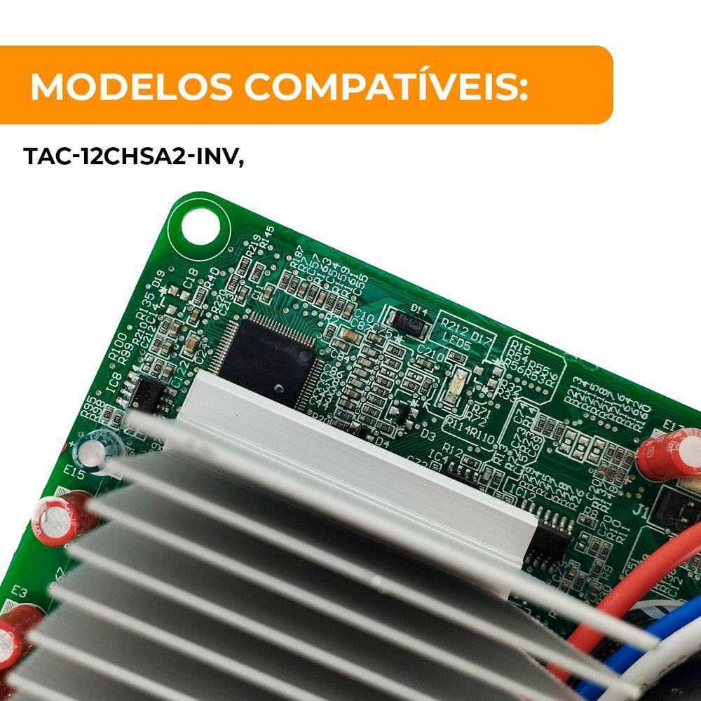 Placa Condensadora Ar Condicionado Tac-12chsa2-inv Tcl Original Único - 9