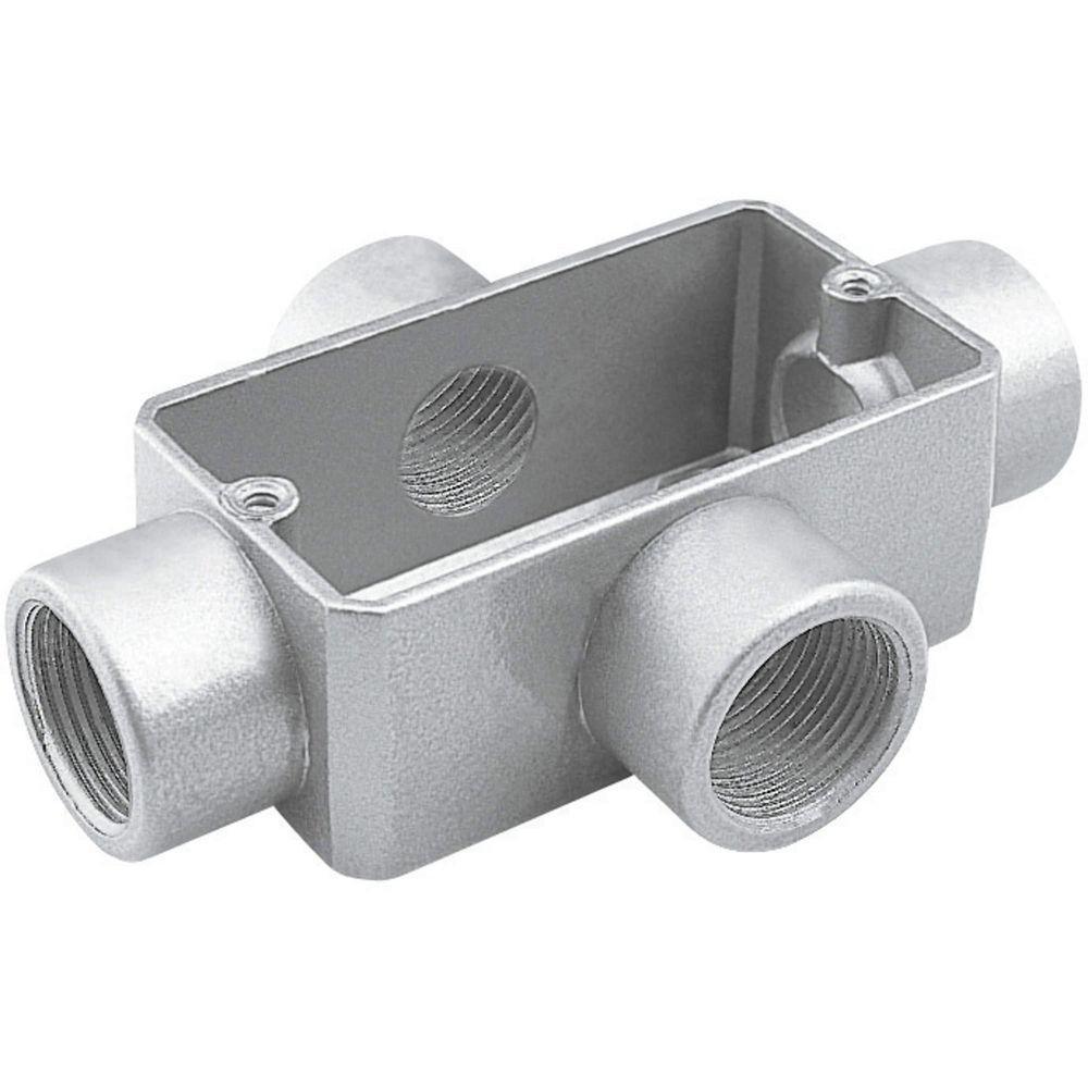 Condulete Fixo 1.1/4" Tipo "x" - Com Tampa / Sem Rosca / Sem Pintura Tramontina - 3