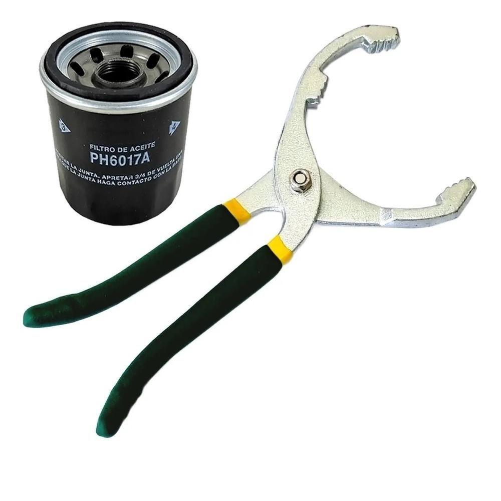 Alicate Ajustavel Para Filtro De Oleo Mecanico Emborrachado 3 Niveis 50 A 100mm Profissional - 1