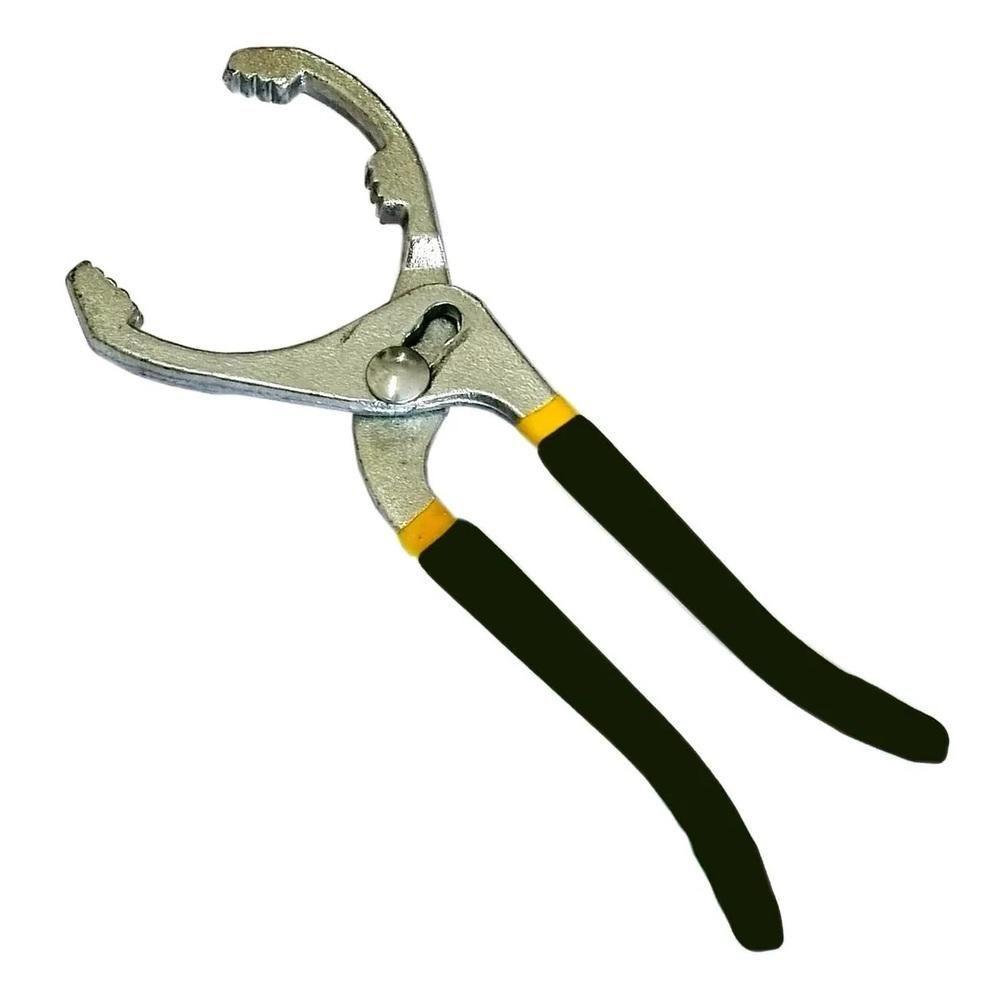 Alicate Ajustavel Para Filtro De Oleo Mecanico Emborrachado 3 Niveis 50 A 100mm Profissional - 5