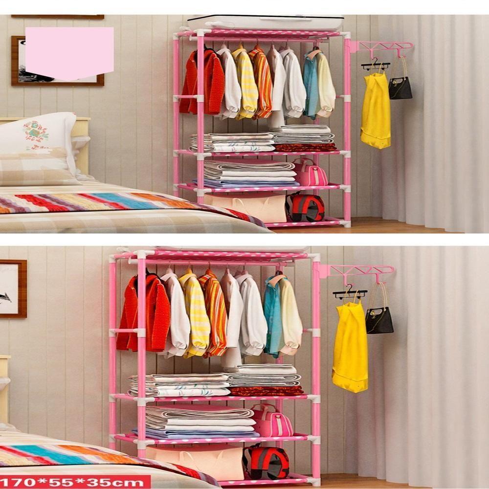 Arara Roupas Com Cabideiro, Sapateira E 3 Prateleiras - 5