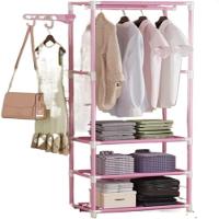 Arara Roupas Com Cabideiro, Sapateira E 3 Prateleiras - 1