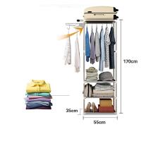 Arara Roupas Com Cabideiro, Sapateira E 3 Prateleiras - 6