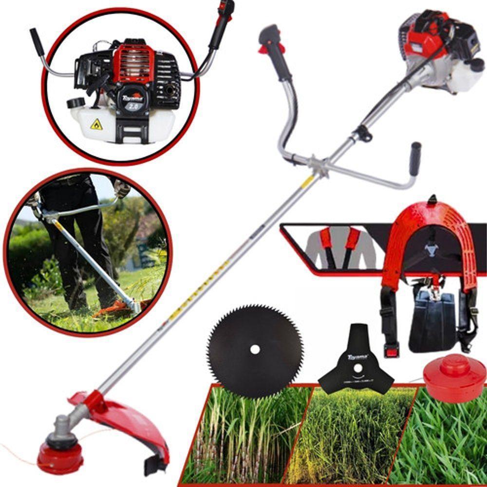 Roçadeira Profissional A Gasolina Toyama Rt52 L-b 52cc + Lamina Faca 80d Similar A Tbc40x, Tbc52x-g2, Tbc63 - 2