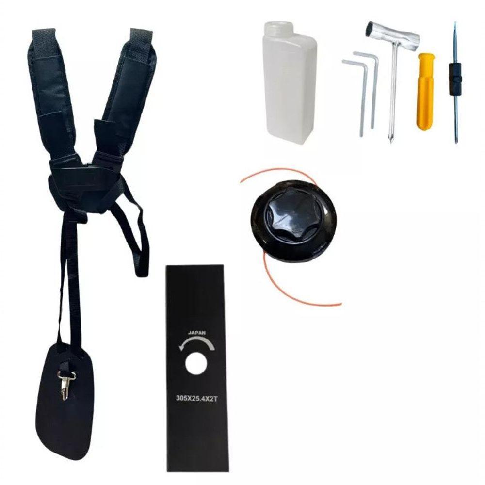 Roçadeira E Aparador De Grama Anmax Cg430t-b2hp 43cc + óleo Stihl 2t / Similar A Importway, Nakasaki, Terra, T-sapper... - 5