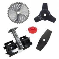 Roçadeira E Capinadeira Profissional A Gasolina Importway Iwrger2t5x163 3hp, 63cc Kit 5x1 Com 3 Facas + Enxada Rotativa - 10