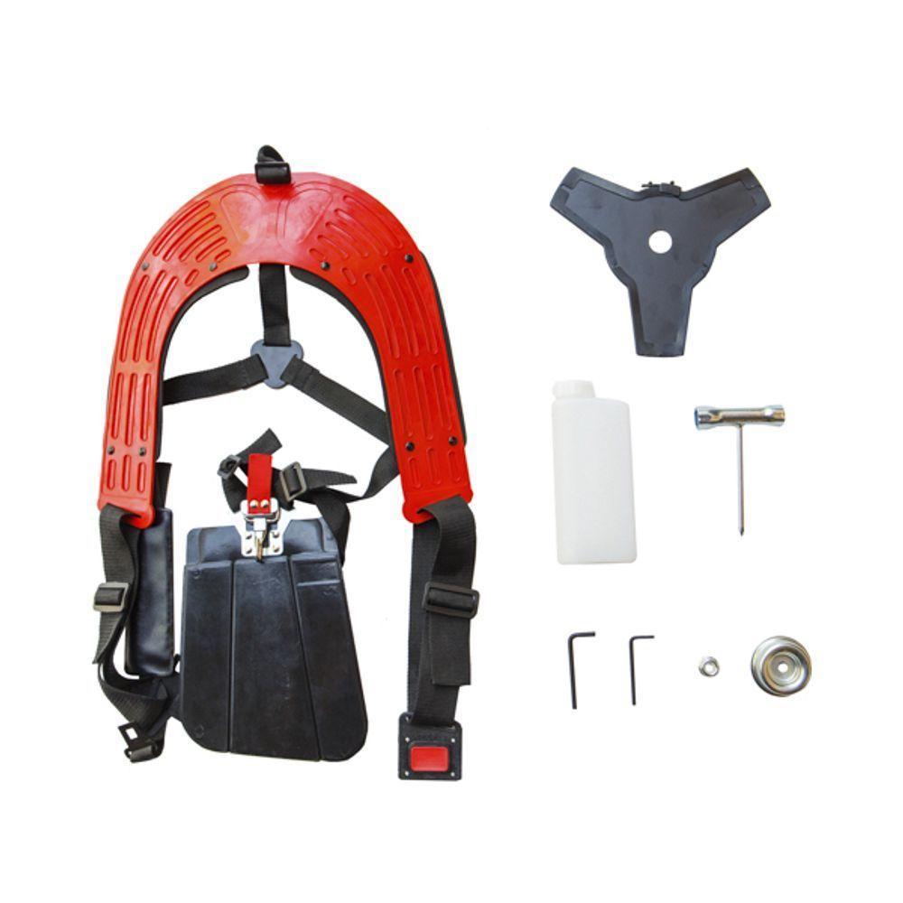 Roçadeira Profissional A Gasolina Toyama Rt52 L-b 52cc + Lamina Videa 40d Superior A Tbc43xp, Tbc50xp, Tbc52h, Tbc52x - 4