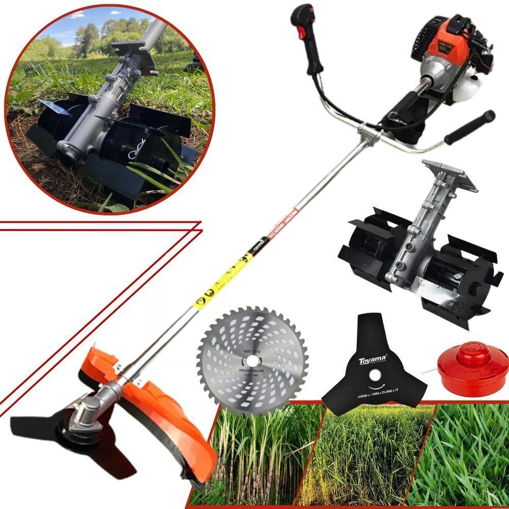 Roçadeira Com Enxada Capinadeira A Gasolina Importway 5x1 De 3hp 63cc Similar A Vonder, Garthen, Terra, Nagano, Nakashi - 2